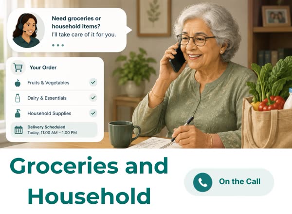Staying Connected — illustrated service card.