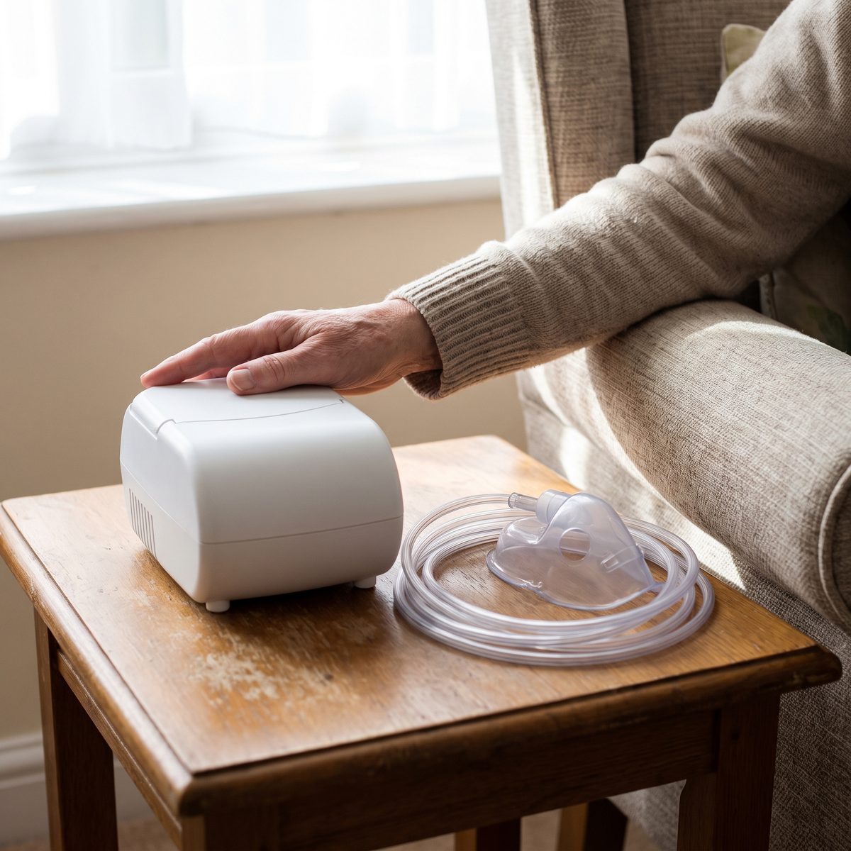Compact Nebuliser: Quiet, gentle respiratory care