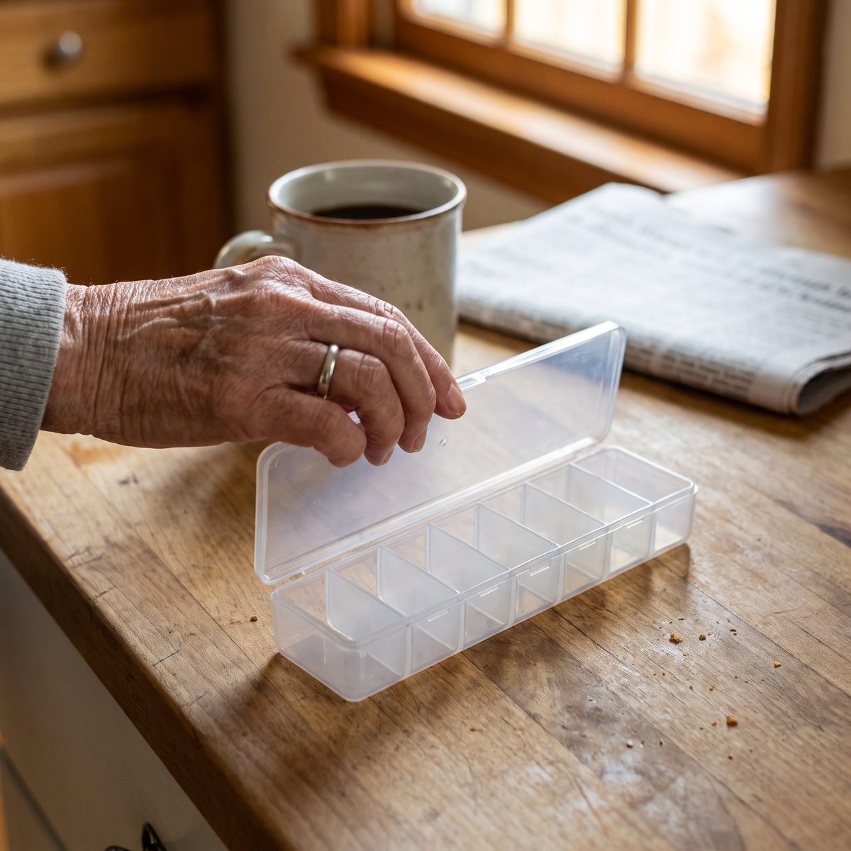 Weekly Pill Organiser: A clear routine, morning to night